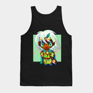 cute dnd elf cleric serving zivilyn, god of wisdom Tank Top